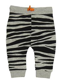 Šedo-černé vzorované tepláky Dunnes