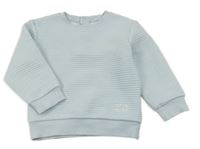 Světlemodrá žebrovaná mikina