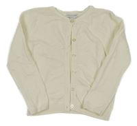 Smetanový puntíkatý propínací svetr Primark