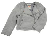 Šedý semišový podšitý křivák H&M