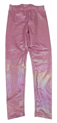 Růžové metalické legíny Y.F.K.