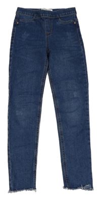 Tmavomodré džegíny s prošoupáním Denim Co.