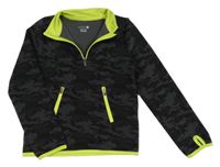 Černá army sportovní mikina Ergeenomixx