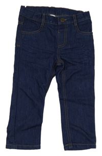 Tmavomodré skinny rifle C&A