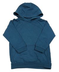 Petrolejová mikina s kapucí Matalan