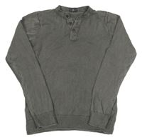 Šedý lehký svetr manguun