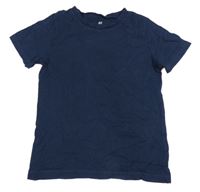 Tmavomodré tričko H&M