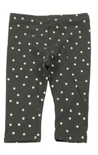 Šedé puntíkaté legíny Matalan