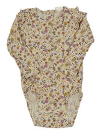 Bílo-barevné květované body H&M