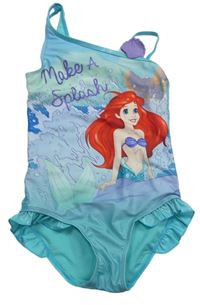 Tyrkysové jednodílné plavky - Ariel zn. Disney