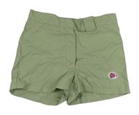 Khaki sportovní kraťasy s rybkou Alive