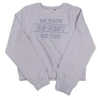 Lila crop mikina s nápisy Ergeenomixx