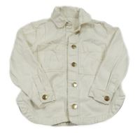 Smetanová riflová košilová bunda F&F