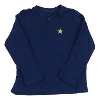 Tmavomodré triko s hvězdou F&F