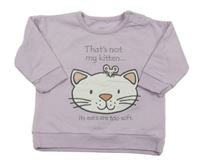 Lila mikina s kočičkou George