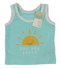 Nové - Světlemodré tílko se sluncem Primark