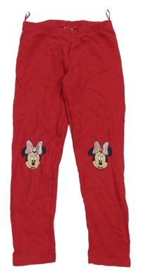 Fuchsiové zateplené legíny s Minnie C&A
