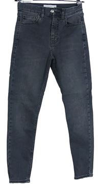 Dámský šedý skinny rifle Topshop 
