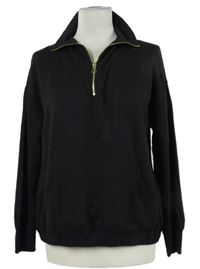 Dámská černá mikina s kapsou TU 