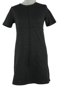 Dámské tmavošedé pletené šaty Zara 