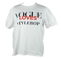 Dámské bílé tričko s nápisem 