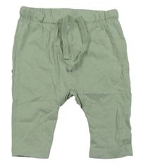 Khaki lehké tepláky H&M