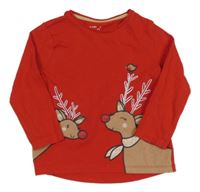 Červené triko se soby F&F