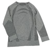 Šedé melírované funkční triko crivit