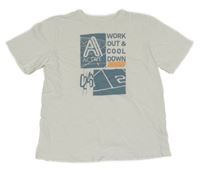 Bílé tričko s potiskem Yigga