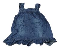 Tmavomodré riflové šaty H&M