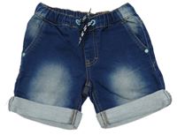 Tmavomodré riflové teplákové kraťasy Kiki&Koko