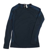 Tmavomodré funkční sportovní triko H&M