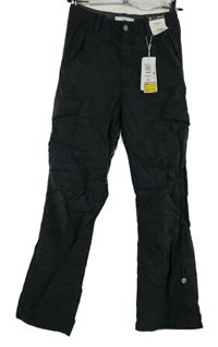 Nové - Dámské tmavošedé cargo cropped kalhoty M&S