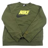 Khaki mikina Nike