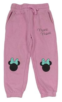 Růžové tepláky s Minnie Disney