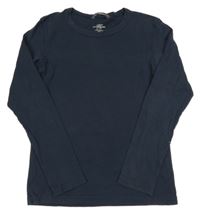 Tmavomodré triko H&M