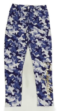 Modro-bílé army legíny 