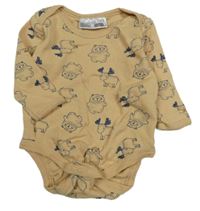 Béžové body se zvířaty Ergee