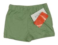 Nové - Khaki bavlněné kraťasy KIABI