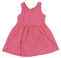 Růžové bavlněné šaty Primark