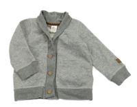 Šedá propínací mikina H&M