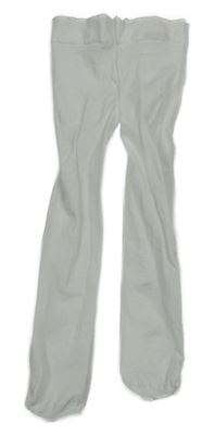 Bílé silonové punčocháče