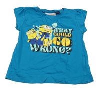 Azurové tričko s Mimoni 