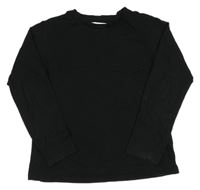 Černé triko s kapsou Minoti