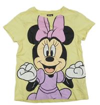 Žluté tričko s Minnie Primark 