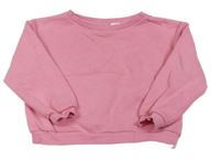 Růžová oversize mikina H&M