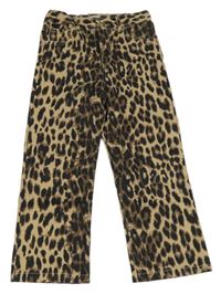 Béžovo-hnědo-černé vzorované rifle F&F