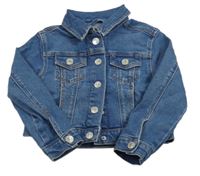 Modrá riflová crop bunda Denim Co.