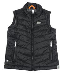 Černá prošívaná šusťáková funkční zateplená vesta REGATTA