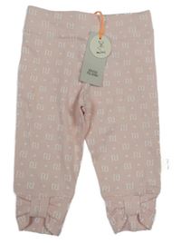 Nové - světlerůžové tepláky s logy a srdíčky RIVER ISLAND